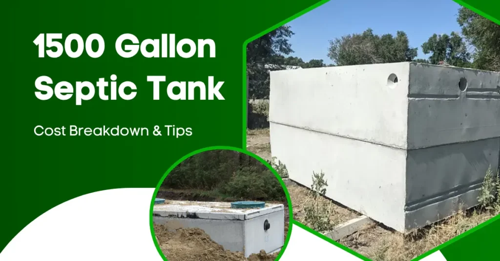 1500 Gallon Septic Tank
