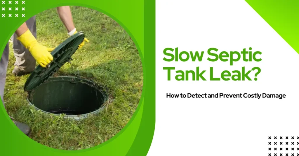 Slow Leak Into Septic Tank