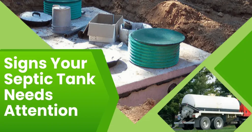 signs of a septic tank problem
