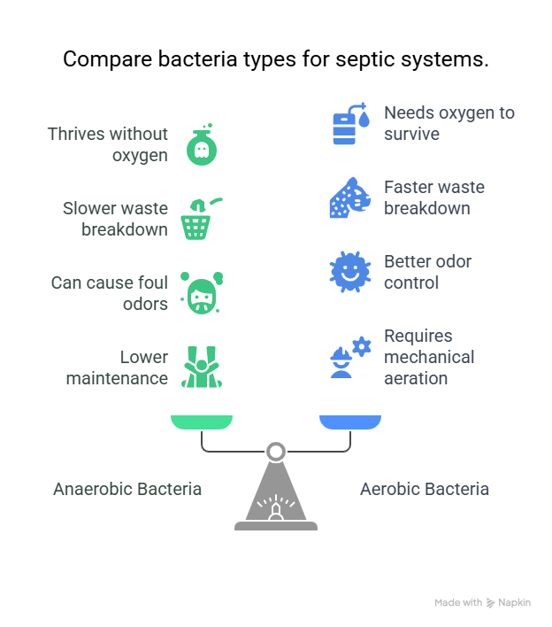 Anaerobic vs. Aerobic Bacteria: Which Is Best for Your Septic Tank?