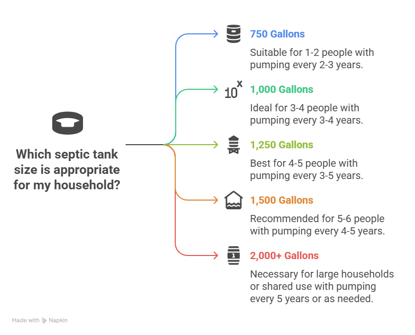 Septic Tank Size Estimates